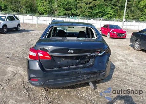 2019 Nissan Sentra S/Sv/Sr/Sl z USA, uszkodzony, nr VIN 3N1AB7AP0KY293641